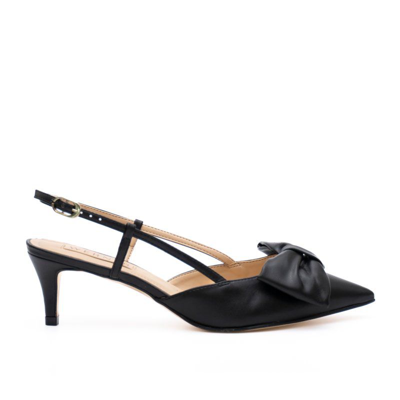 SLINGBACK MONA COM LAÇO PRETO DHANY MORAES BY WERNER REF: 42940
